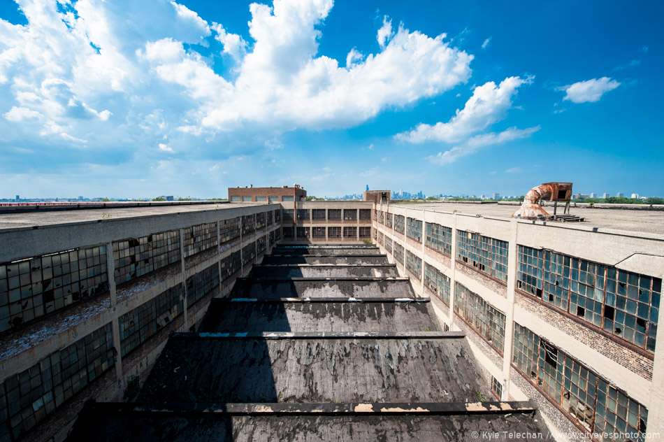 Blue Skies over the Abandoned Factory