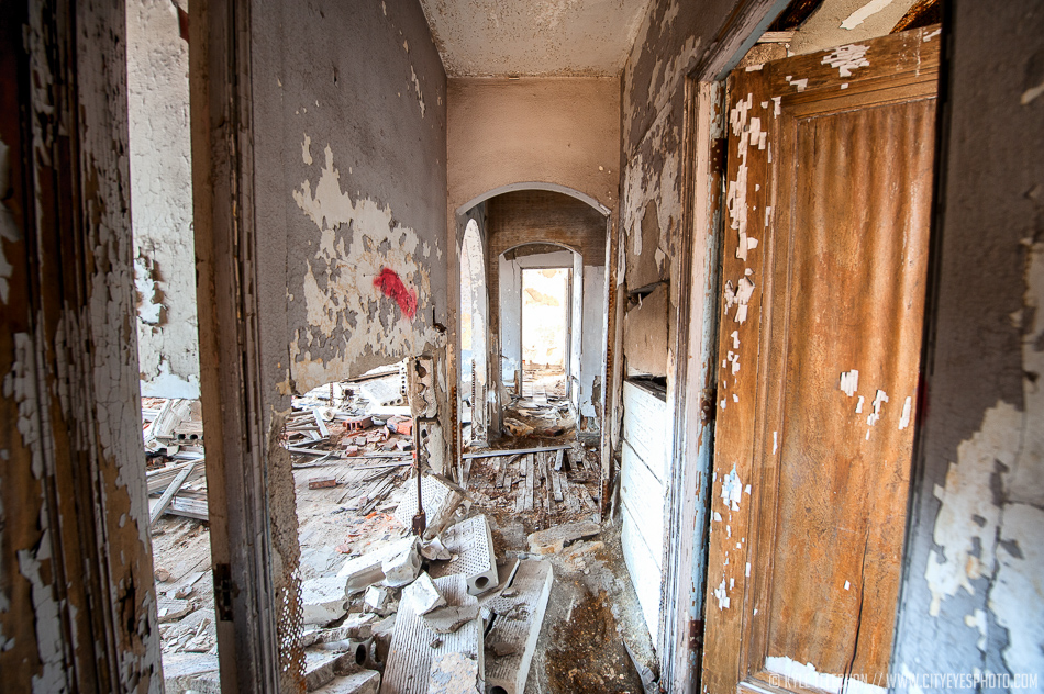 Wrecked Hallway